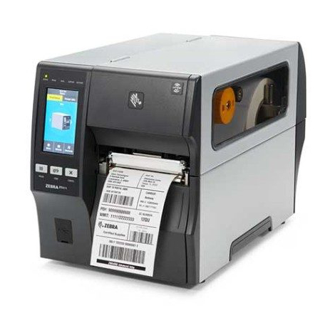 ZEBRA ZT411 RFID Printer with Media, Left View