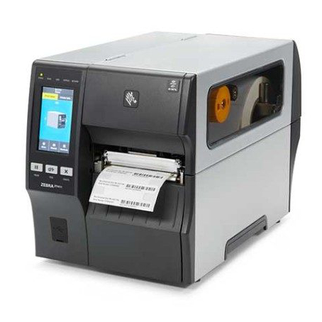 ZEBRA ZT411 RFID On-Metal Printer with Media, Left View
