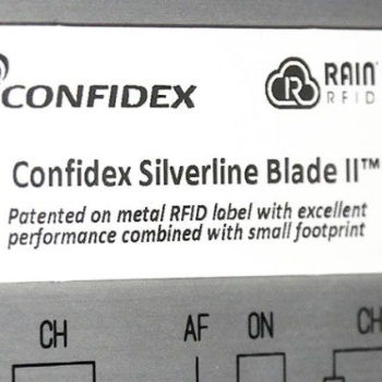 ZEBRA Silverline Blade II Confidex label