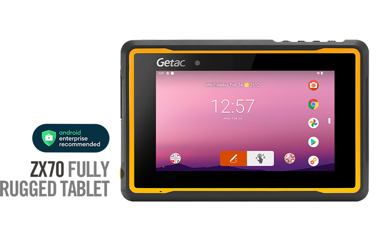 Getac ZX70 ANDROID ENTERPRISE RECOMMENDED