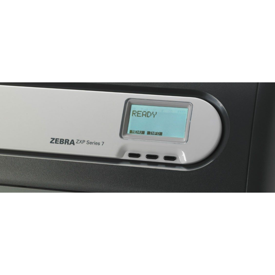 Zebra ZXP Series 7, Close-up of Display