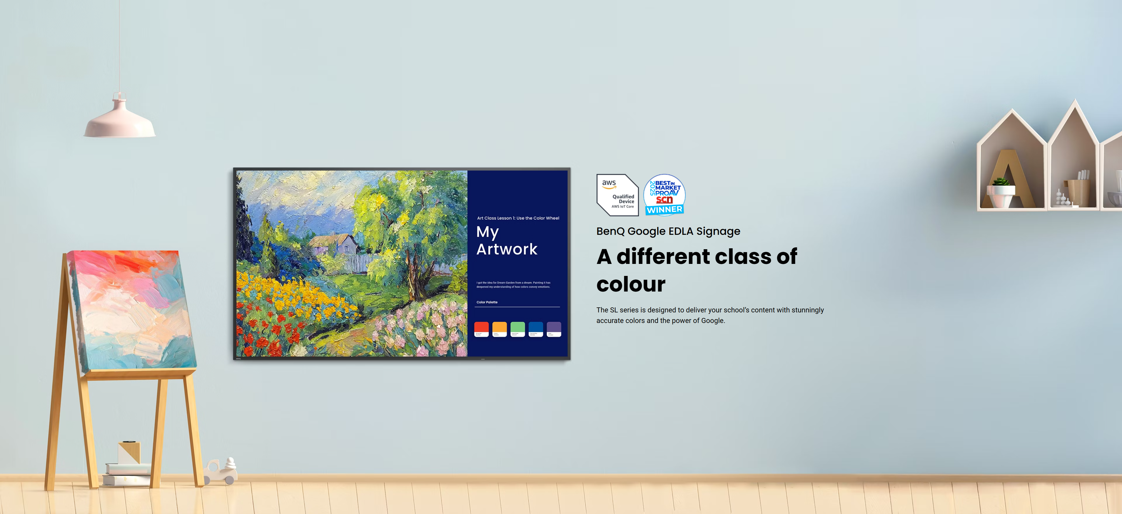 BenQ Google EDLA Signage | SL04